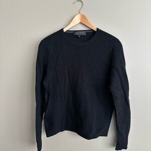 rag & bone Classic Black Crewneck Sweater
